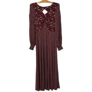 floral winter maxi dress Petal and Pup Women's Wrap Jacket Maxi Dress